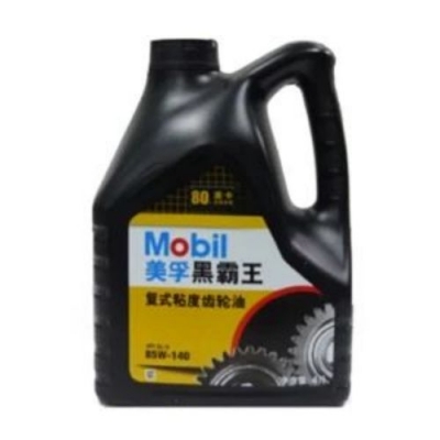 MOBIL/美孚 黑霸王車用齒輪油 黑霸王85W140 4L×6瓶 1箱